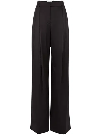 NINA RICCI PLEATED WIDE-LEG TROUSERS