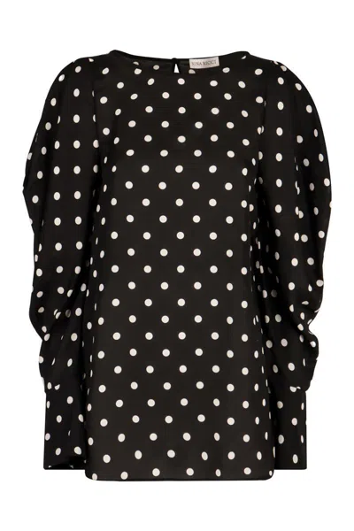 NINA RICCI NINA RICCI POLKA-DOT MINI-DRESS