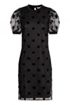 NINA RICCI NINA RICCI POLKA-DOT MINI-DRESS