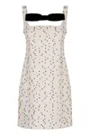 Nina Ricci Mini-dress With Square Neckline In White