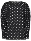 Nina Ricci Polka-dot Mini-dress In Black