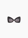Nina Ricci Precious Butterfly Shiny Black Sunglasses Tu