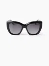 Nina Ricci Precious Geometrical Sunglasses Tu In Black