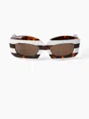 Nina Ricci Precious Rectangular Sunglasses Tu In Multi