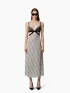 Nina Ricci Printed Satin Dress