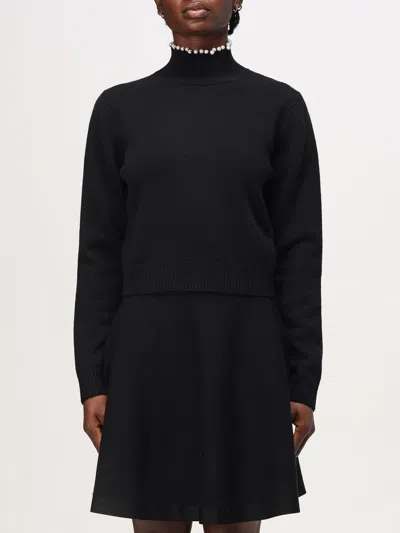 NINA RICCI SWEATER NINA RICCI WOMAN COLOR BLACK,G36318002