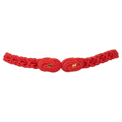 Pre-owned Nina Ricci Red Vintage Belt