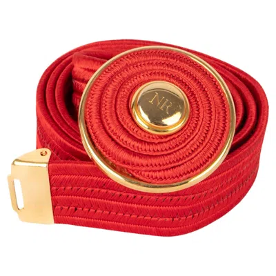 Pre-owned Nina Ricci Red Vintage Belt