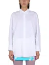 Nina Ricci Relaxed Fit White Button Closure Shirt