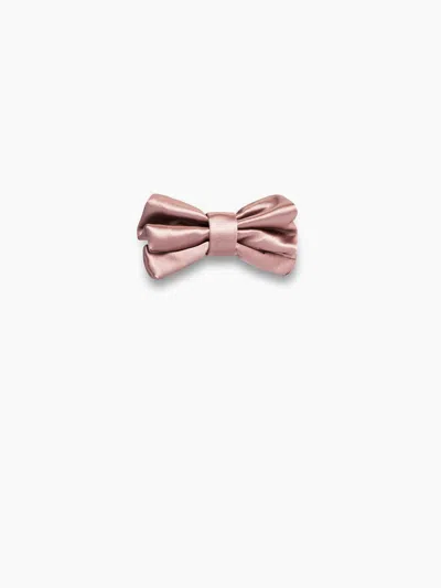 Nina Ricci Satin Hairbow Clip One Size In Pink