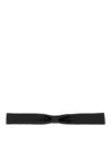 Nina Ricci Satin Maxi Bow Tie In Black
