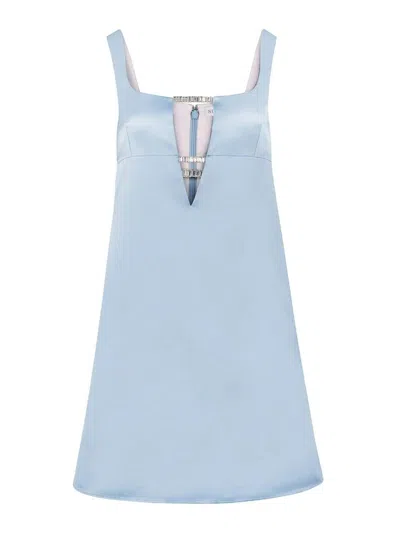 Nina Ricci A-line Dress In Light Blue