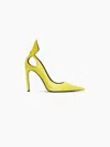Nina Ricci Satin Pumps In Yellow