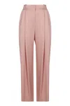 Nina Ricci Pleated Trousers In Pink