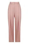 Nina Ricci Pleated Trousers In Pink