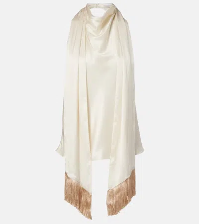 Nina Ricci Scarf-detail Top In Sand