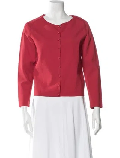 Pre-owned Nina Ricci Scoop Neck Sweater In Orange