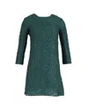 Nina Ricci Shift Dress In Green Polyester In Green