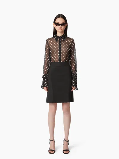 NINA RICCI SHIRT WITH BELL CUFFS