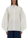 Nina Ricci Collared Shirt Puff Sleeves
