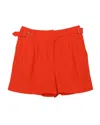Nina Ricci Shorts In Orange Wool In Orange