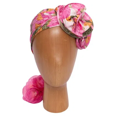 Pre-owned Nina Ricci Silk Headband In Pink
