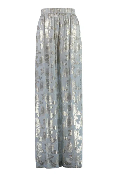 NINA RICCI SILK TROUSERS