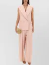 Nina Ricci Sleeveless Jacket With Double-breasted Button Detailing