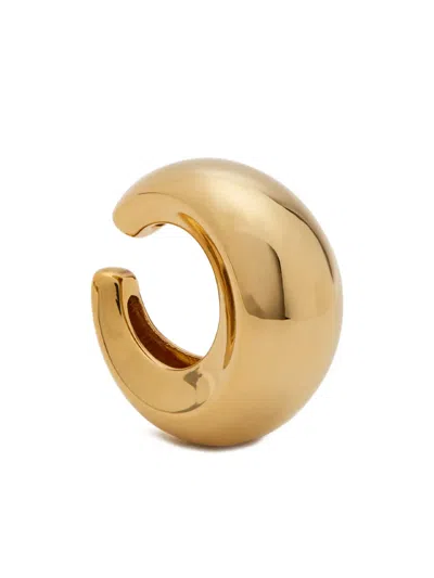 Nina Ricci Small Concave Ear Cuff In Burgundy
