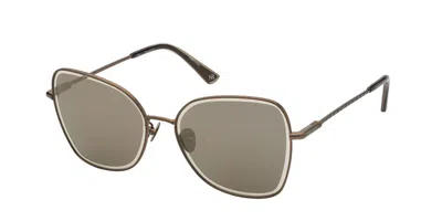 Nina Ricci Snr319m 0r80 Women's Sunglasses Brown Size 58