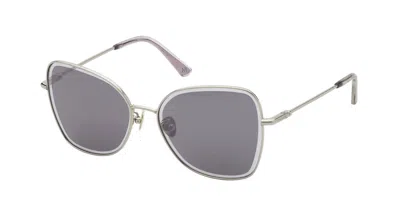Nina Ricci Snr319m 594v Women's Sunglasses Gold Size 58 In Gray