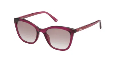 Nina Ricci Snr326 0afd Women's Sunglasses Purple Size 54