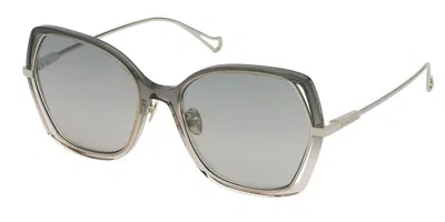 Nina Ricci Snr361 0vah Women's Sunglasses Grey Size 57