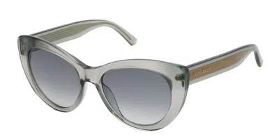 Nina Ricci Snr375 09rm Women's Sunglasses Green Size 53