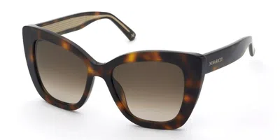 Nina Ricci Snr376 0752 Women's Sunglasses Tortoiseshell Size 52