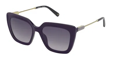 Nina Ricci Snr379 06nz Women's Sunglasses Purple Size 54