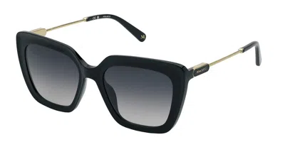Nina Ricci Snr379 0700 Women's Sunglasses Black Size 54