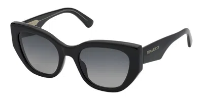 Nina Ricci Snr398 0700 Women's Sunglasses  Size 54 In Brown