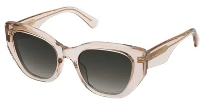 Nina Ricci Snr398 0760 Women's Sunglasses Brown Size 54