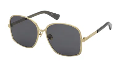 Nina Ricci Snr400 0300 Women's Sunglasses  Size 60 In Gold