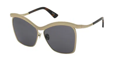 Nina Ricci Snr401 0300 Women's Sunglasses  Size 60 In Gold