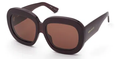 Nina Ricci Snr402 0v07 Women's Sunglasses Brown Size 57