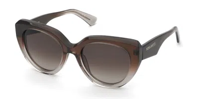 Nina Ricci Snr404 0acz Women's Sunglasses Brown Size 53