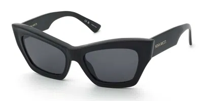 Nina Ricci Snr434 0700 Occhiali Da Sole Neri Per Uomo In Black
