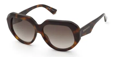 Nina Ricci Snr435 0752 Occhiali Da Sole Tartarugatishell Per Donna In Brown