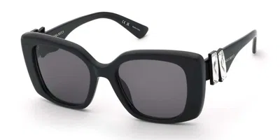 Nina Ricci Snr439s 700s Occhiali Da Sole Neri Per Donna In Black