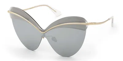 Nina Ricci Snr442 300x Occhiali Da Sole Oro Per Uomo