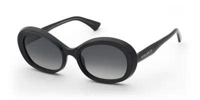 Nina Ricci Snr459 0700 Men's Sunglasses Black Size 55