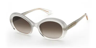 Nina Ricci Snr459 0g49 Occhiali Da Sole Chiari Per Uomo In White