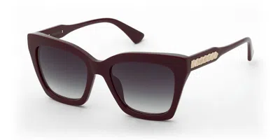 Nina Ricci Snr463 09fh Men's Sunglasses Burgundy Size 53
